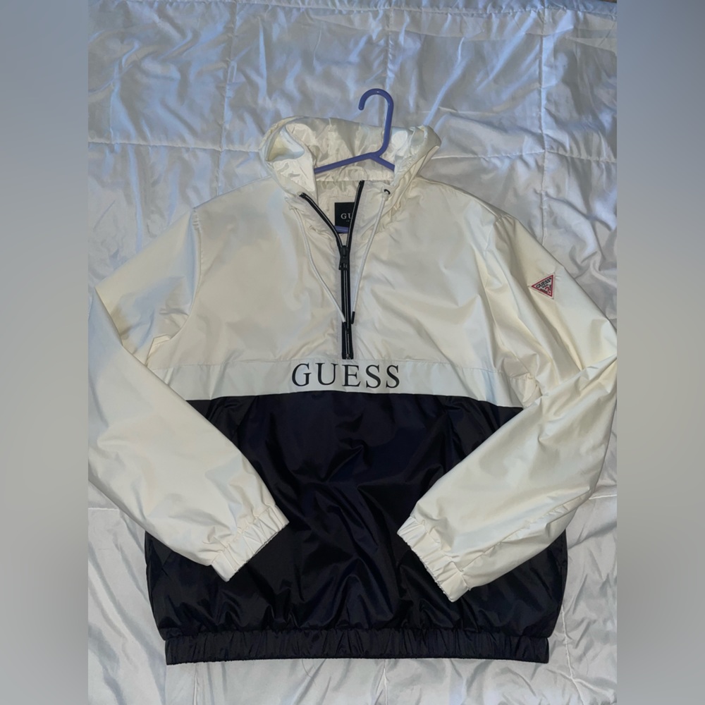 Guess Quarter Zip Wind Breaker